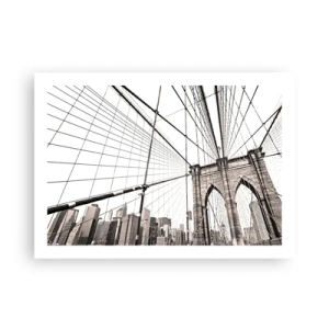 Affiche - Poster - Cathédrale New Yorkaise - 70x50 cm