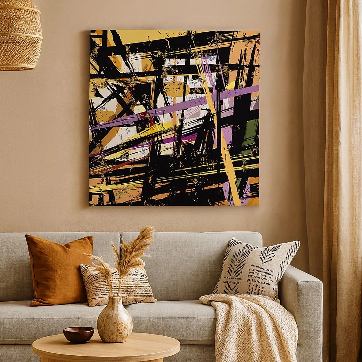 Impression sur toile - Image sur toile - Une coupe nette - 30x30 cm