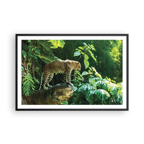 Affiche dans un cadre noir - Poster - À la chasse? - 91x61 cm