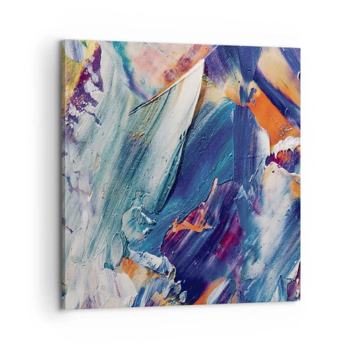 Impression sur toile - Image sur toile - Confusion des couleurs - 60x60 cm