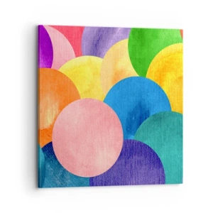 Impression sur toile - Image sur toile - La plénitude primitive de la vie - 70x70 cm