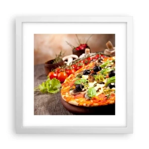 Affiche dans un cadre blanc - Poster - Des ingrédients telluriques - 30x30 cm