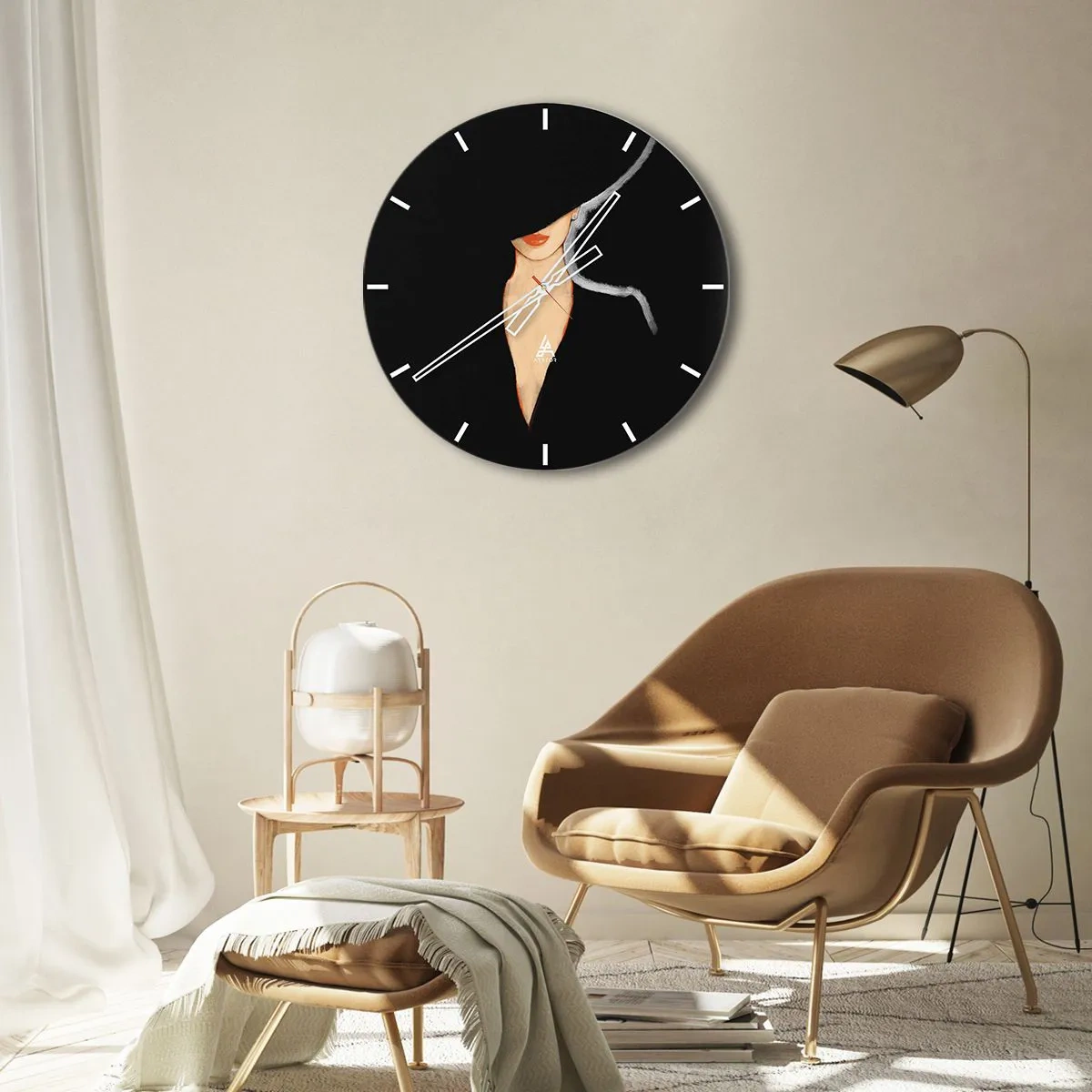 Horloge murale - Pendule murale - Élégance et style - 30x30 cm