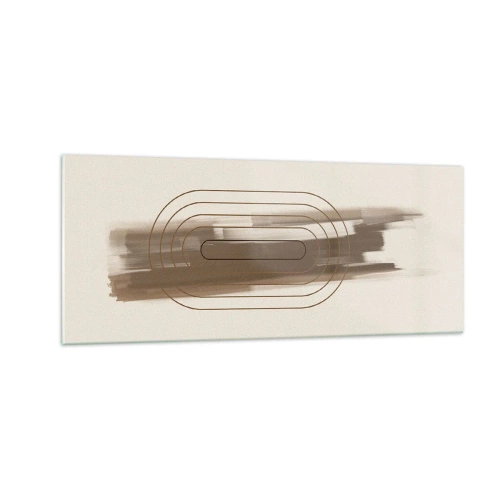 Impression sur verre - Image sur verre - Parfum de gris - 100x40 cm