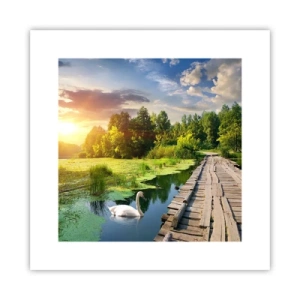 Affiche - Poster - L'été, l'été partout - 30x30 cm