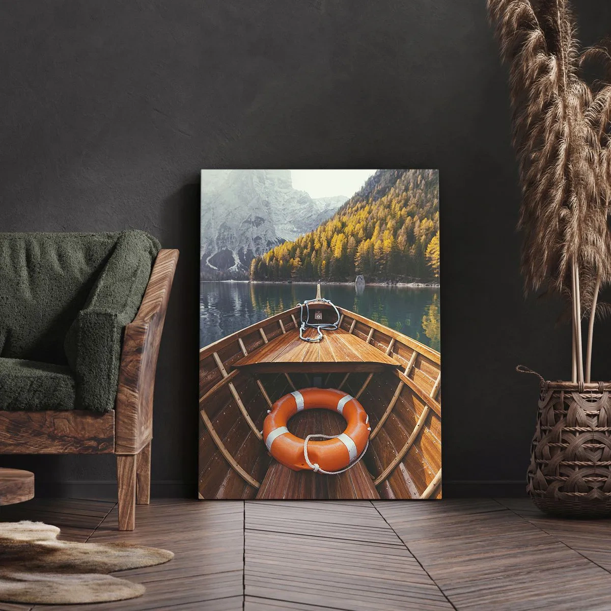 Impression sur toile - Image sur toile - Escapade en montagne - 65x120 cm