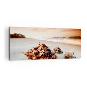 Impression sur toile - Image sur toile - Les parias des vagues - 100x40 cm