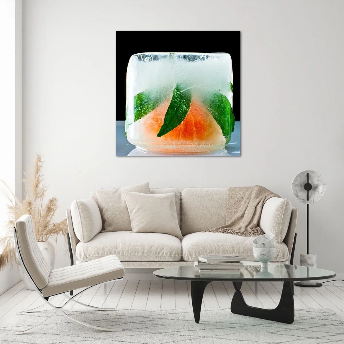 Impression sur verre - Image sur verre - Fraîcheur et rafraîchissement - 70x70 cm