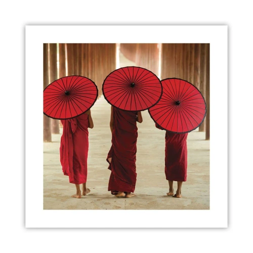 Affiche - Poster - Sur la route du pays pure - 40x40 cm