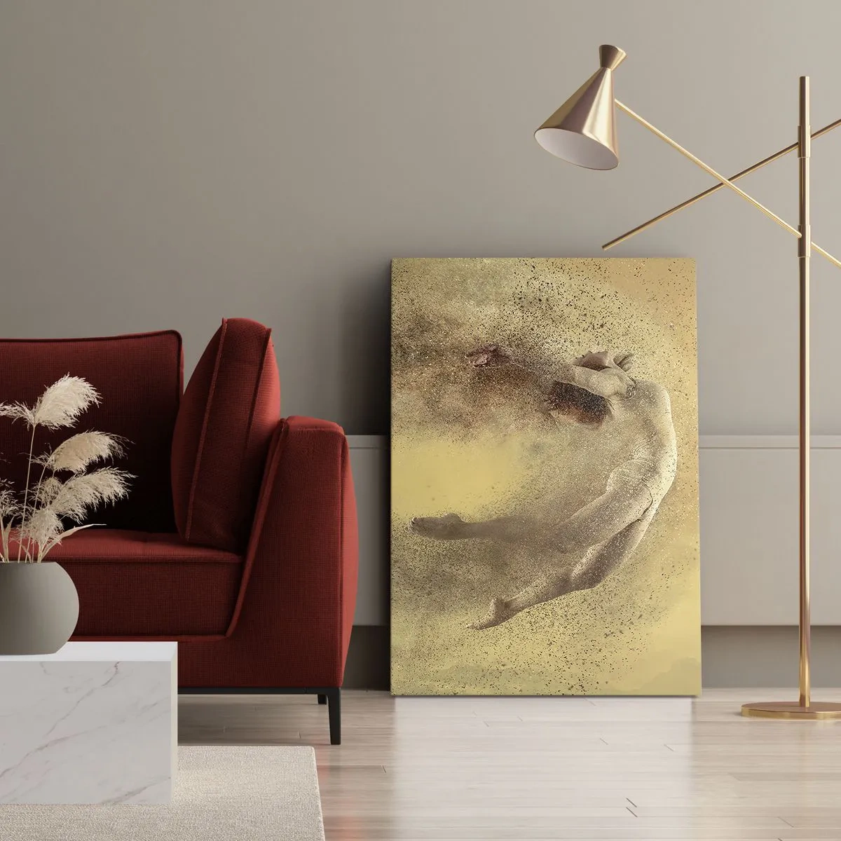 Impression sur toile - Image sur toile - Dans le ravissement de la danse - 45x80 cm