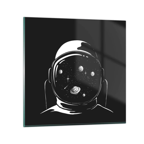 Impression sur verre - Image sur verre - Sympa la vue - 70x70 cm