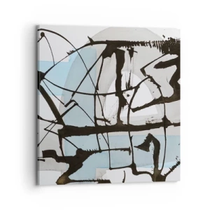 Impression sur toile - Image sur toile - Bleu malgré tout - 70x70 cm