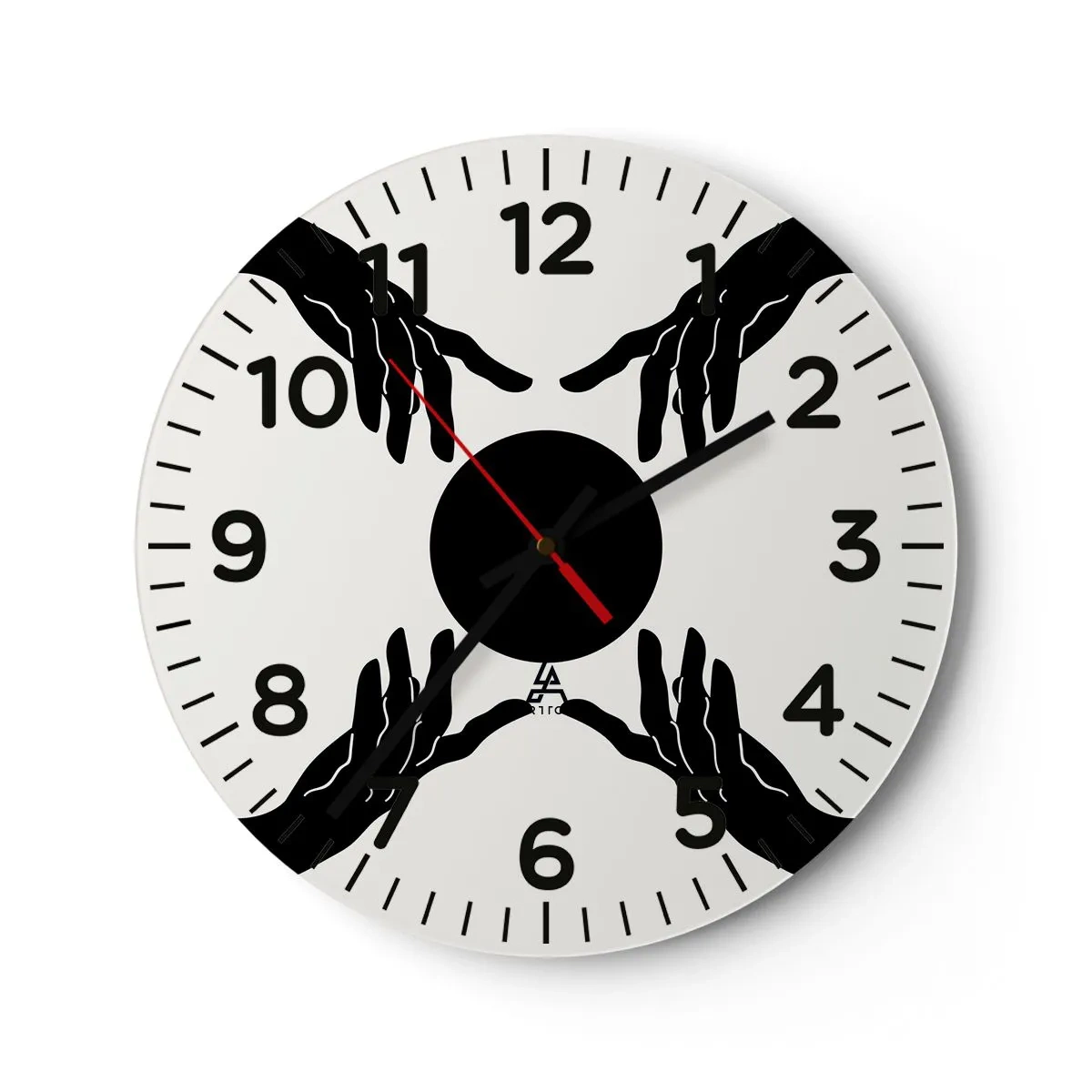 Horloge murale - Pendule murale - Signe secret - 40x40 cm