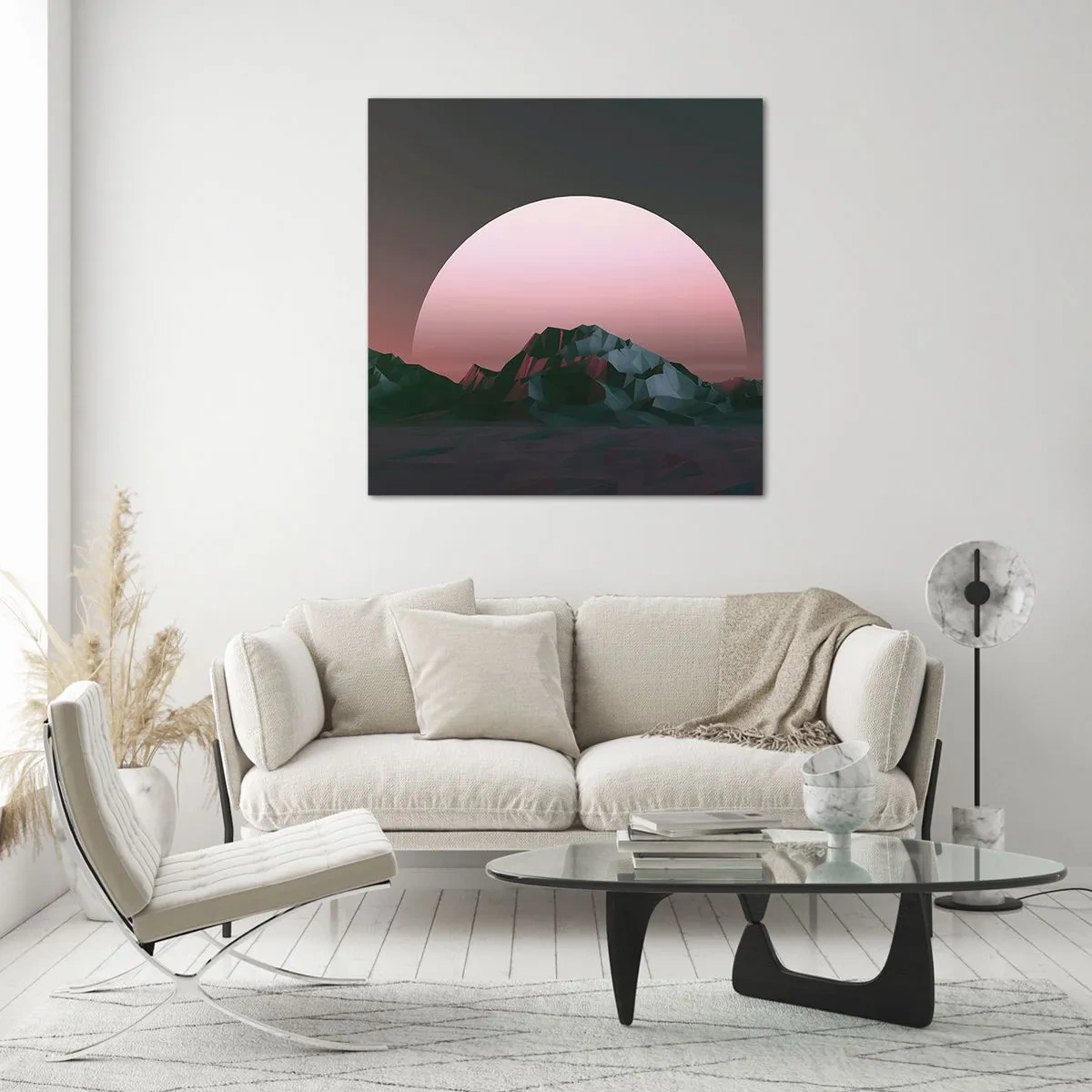 Impression sur verre - Image sur verre - Dans une galaxie voisine - 50x50 cm