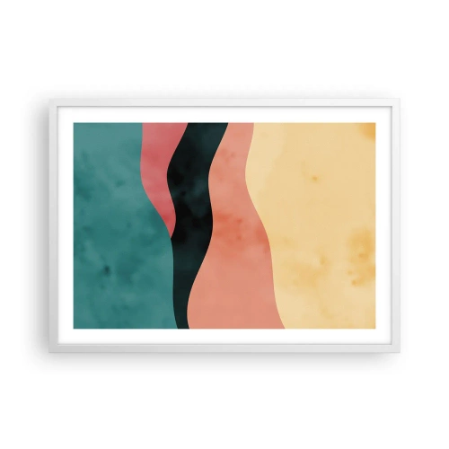 Affiche dans un cadre blanc - Poster - Conformité non-conforme - 70x50 cm