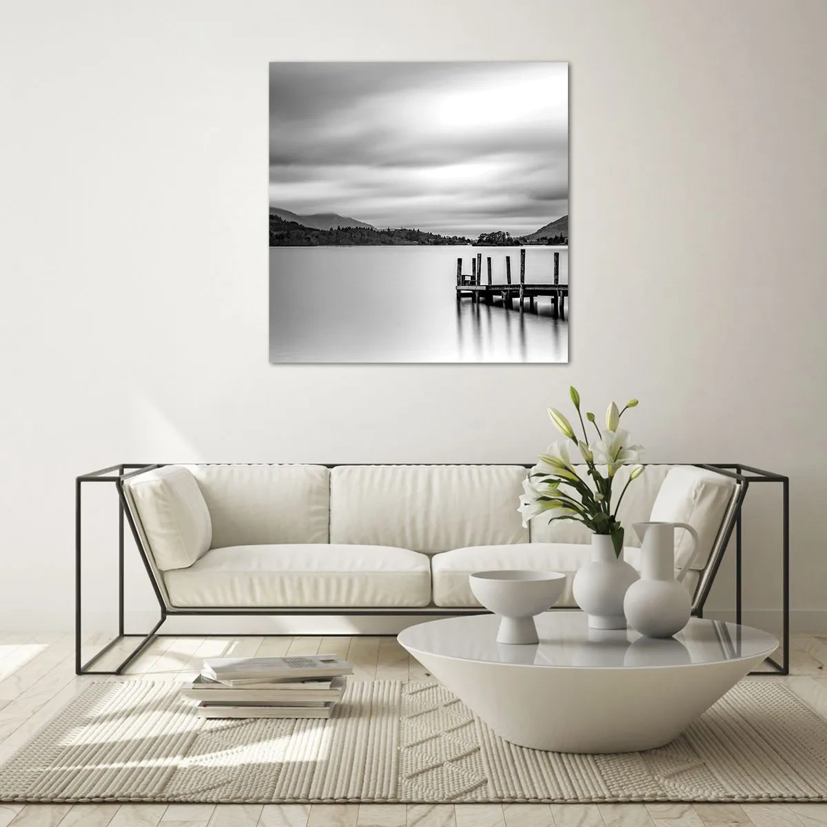 Impression sur verre - Image sur verre - Douceur et force - 70x70 cm