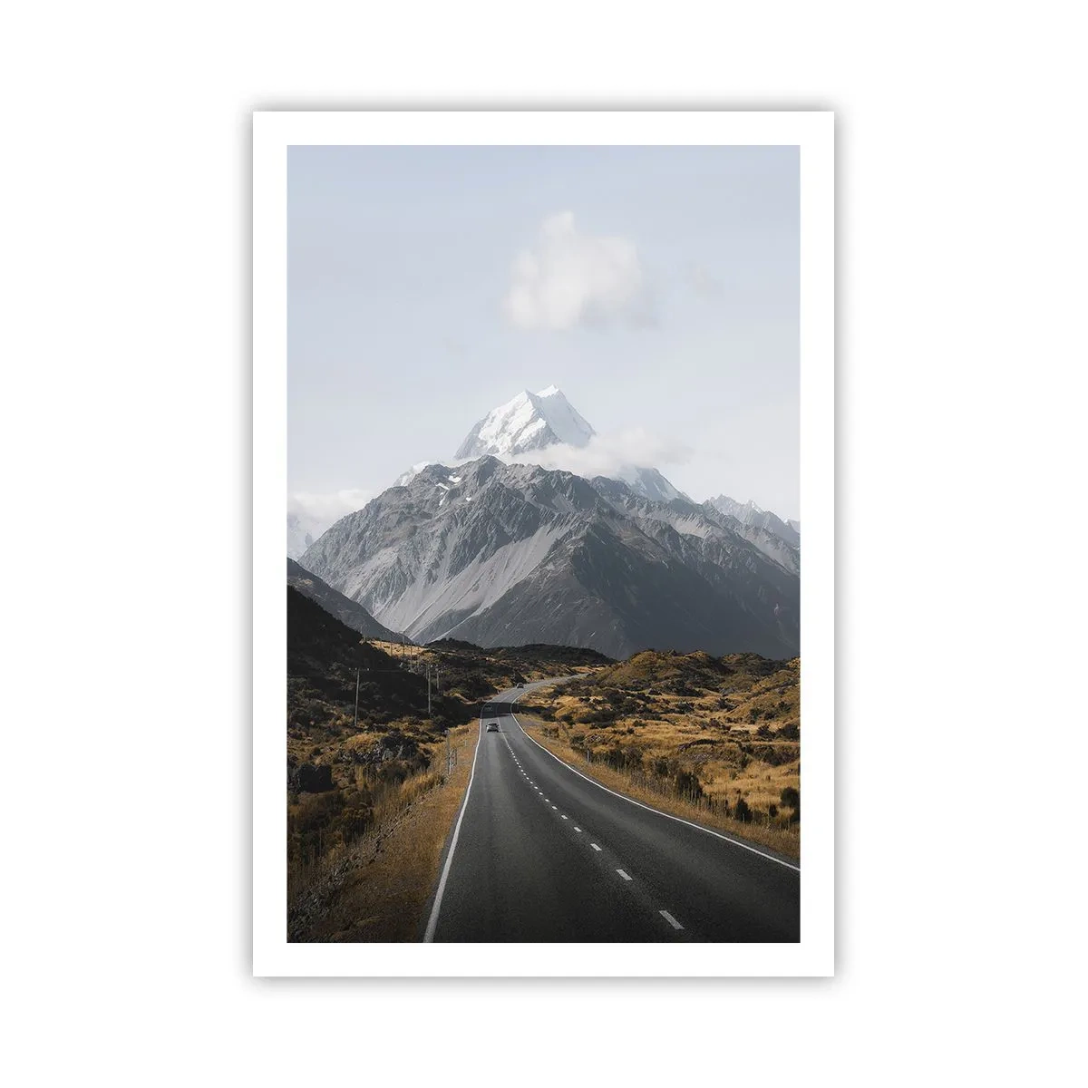 Affiche - Poster - Chemin vers le coeur de la montagne - 61x91 cm