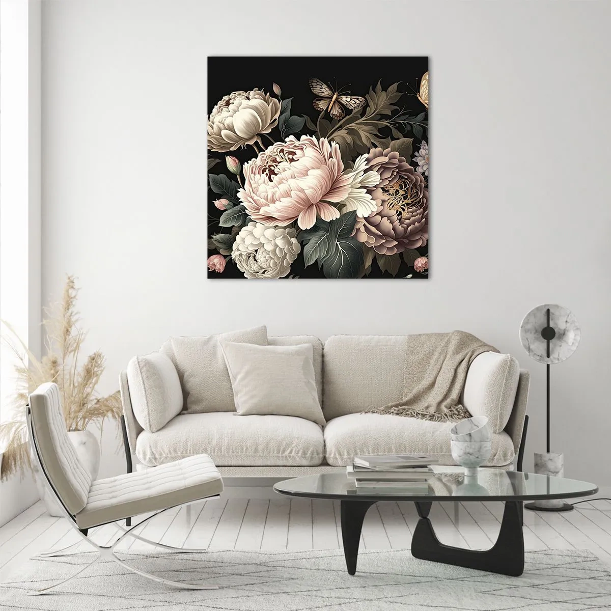 Impression sur verre - Image sur verre - De style baroque - 60x60 cm