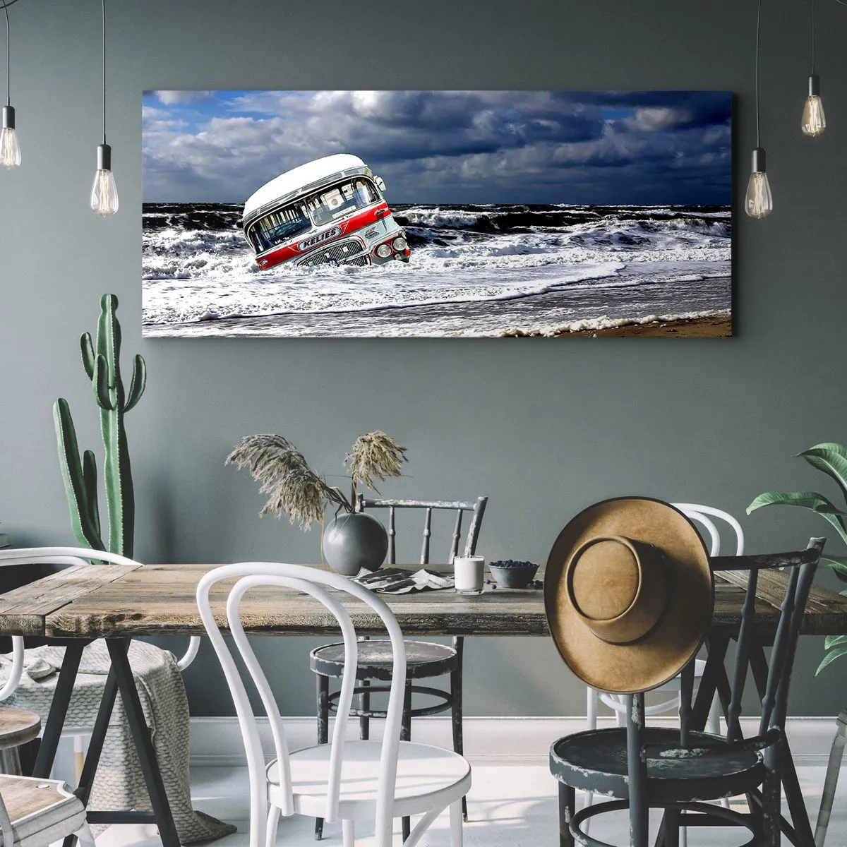 Impression sur toile - Image sur toile - Et qu'est-ce qui vous étonne ? - 100x40 cm
