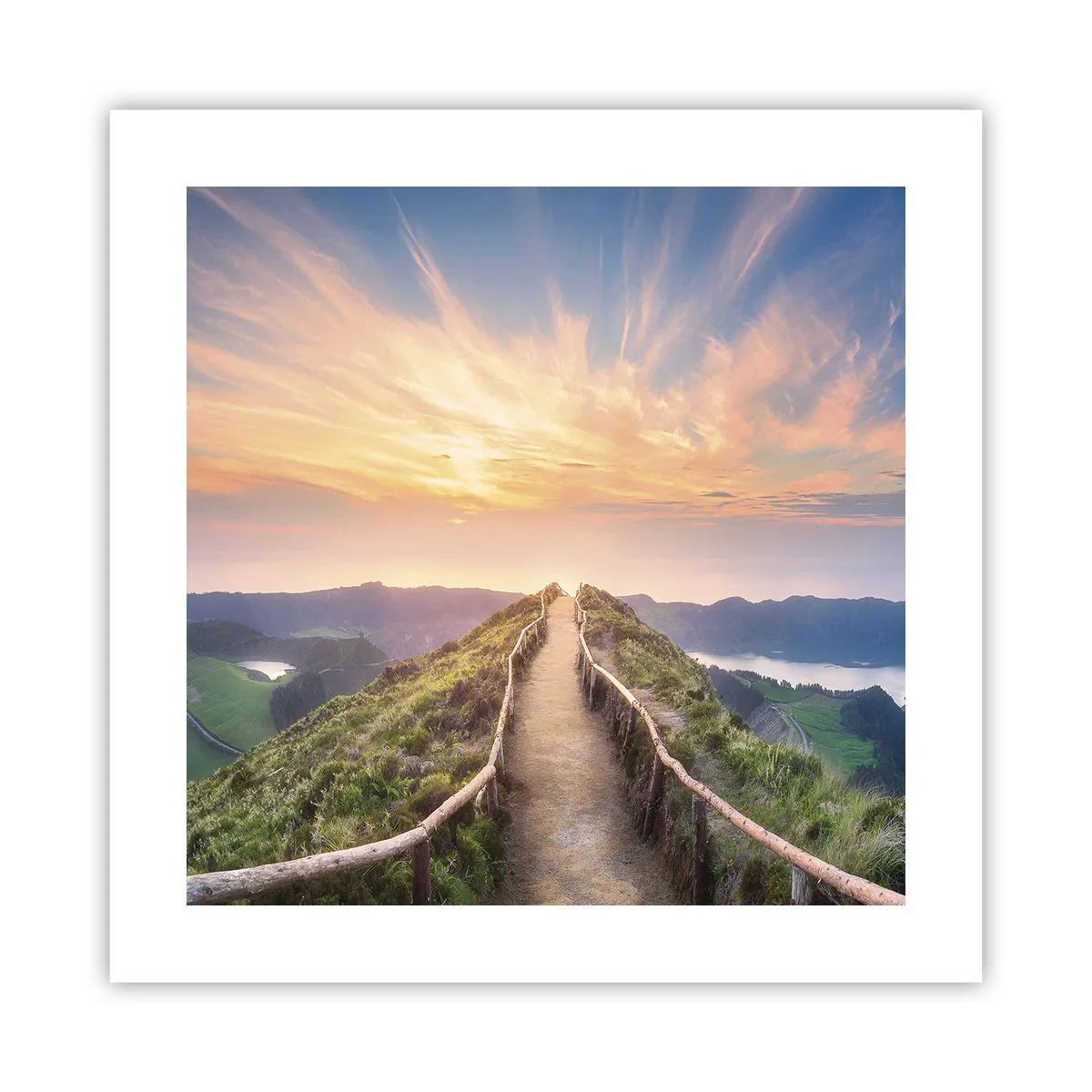 Affiche - Poster - Proche du ciel - 40x40 cm