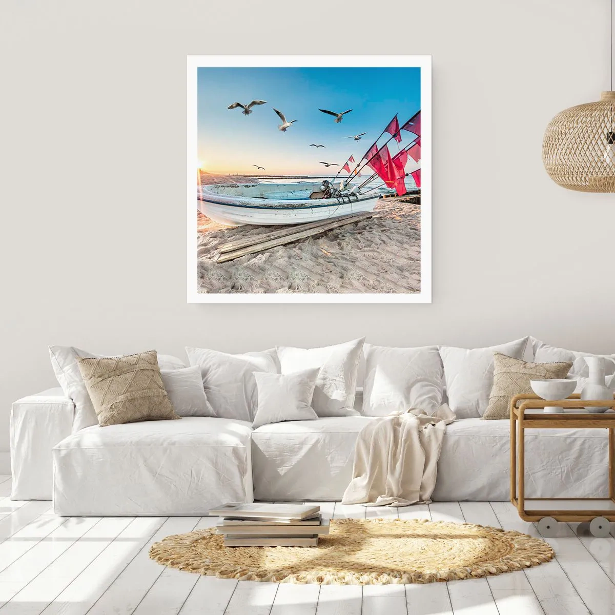 Affiche - Poster - Repos mérité - 50x50 cm