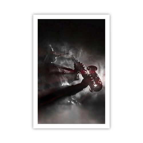 Affiche - Poster - Dans les brumes du jazz - 61x91 cm