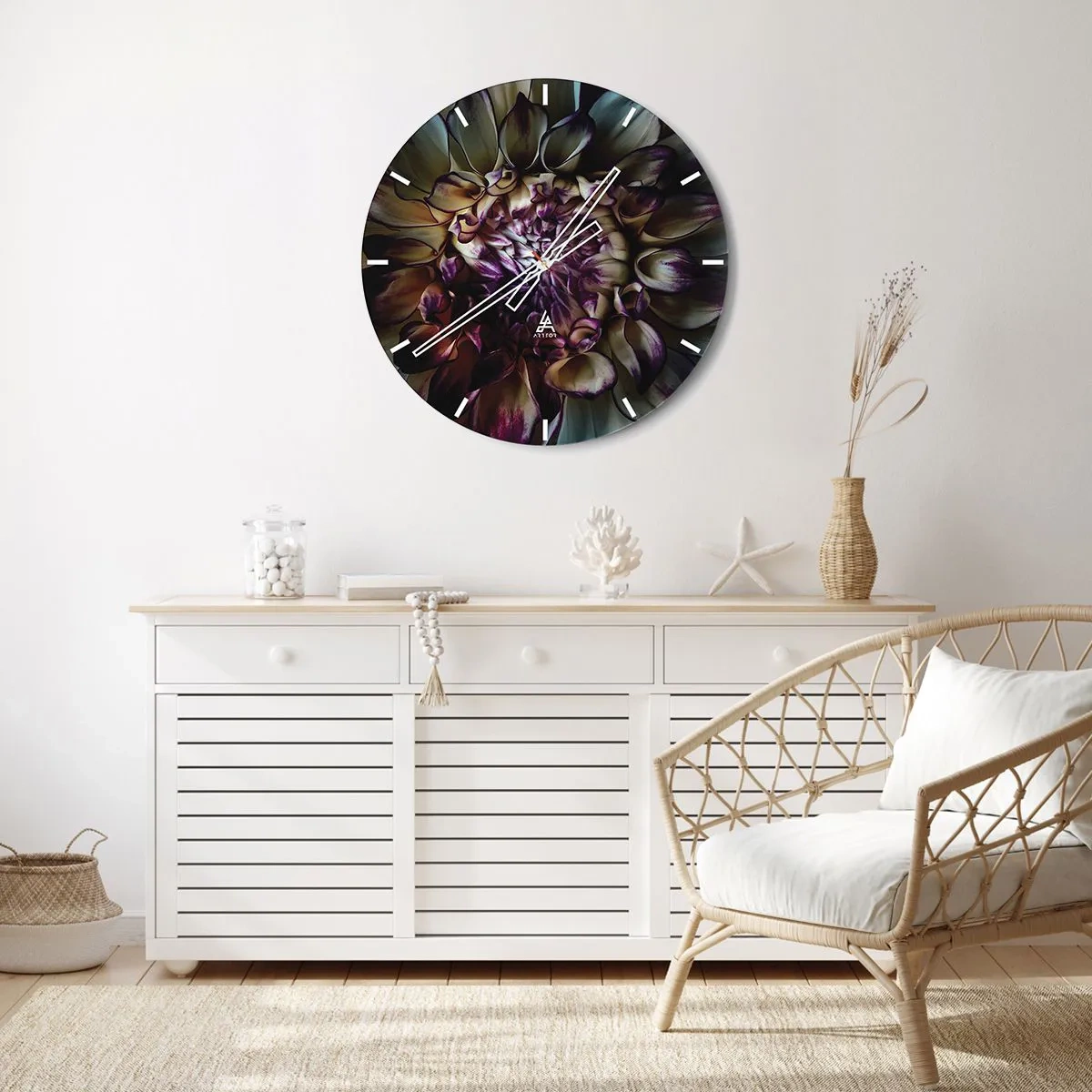 Horloge murale - Pendule murale - L'apogée de la jeunesse - 30x30 cm