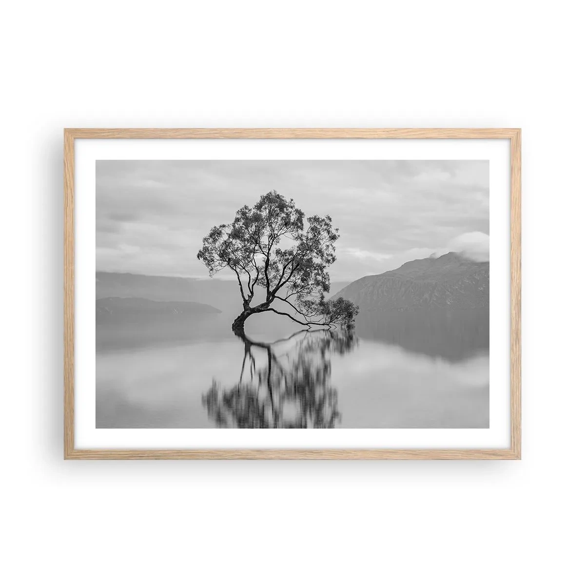 Affiche dans un chêne clair - Poster - Un tel pays existe - 70x50 cm