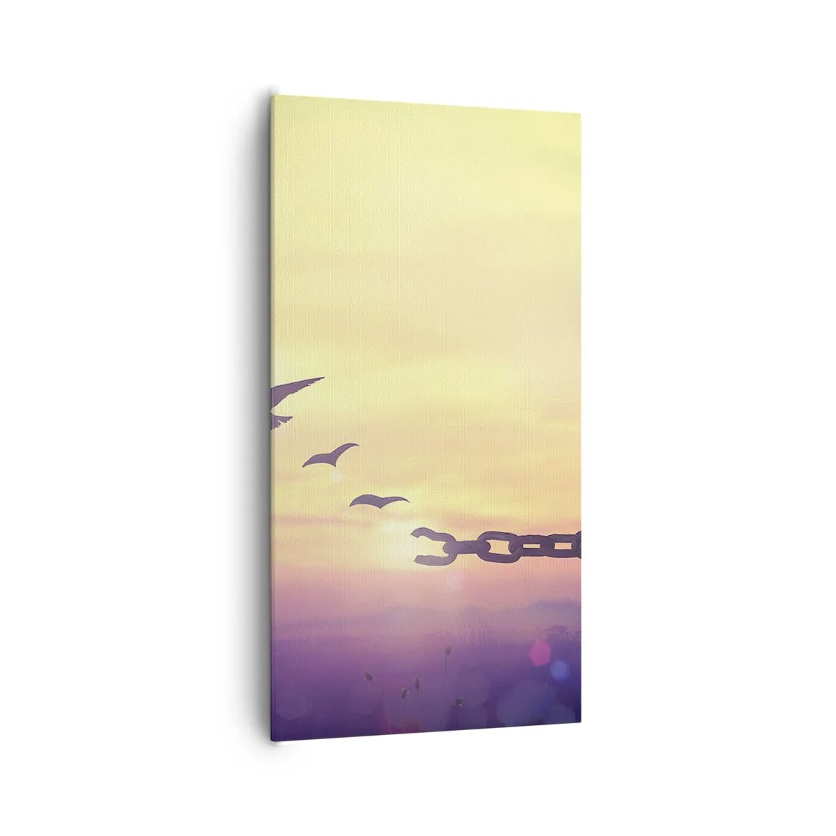 Impression sur toile - Image sur toile - La victoire de la liberté - 65x120 cm