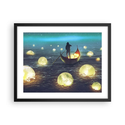 Affiche dans un cadre noir - Poster - Des choses dont les philosophes n'ont jamais rêvé - 50x40 cm