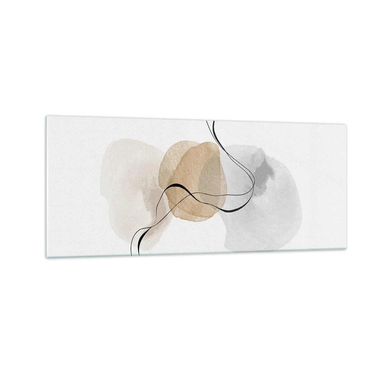 Impression sur verre - Image sur verre - Perles d'air - 100x40 cm