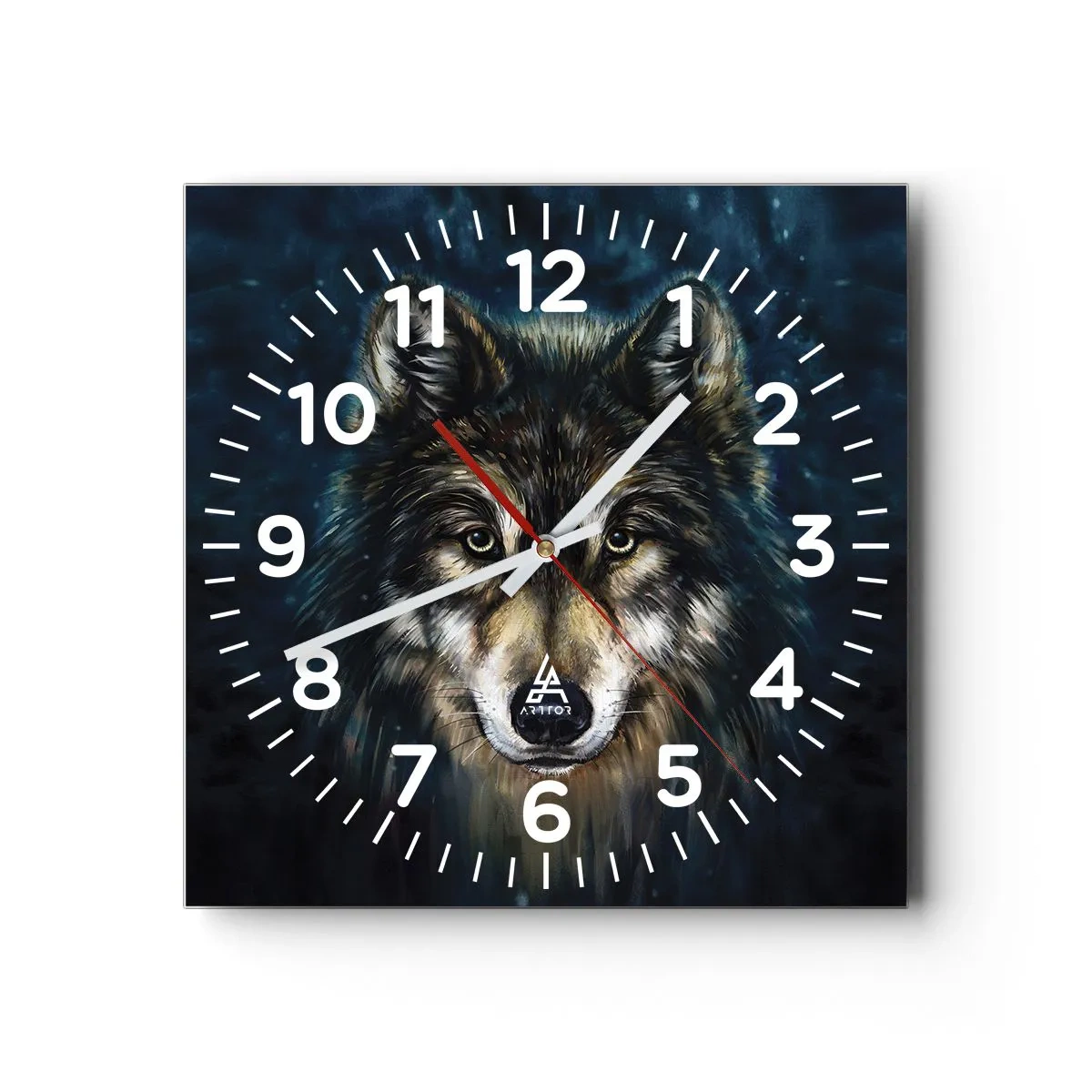 Horloge murale - Pendule murale - Alpha? Et oméga - 30x30 cm