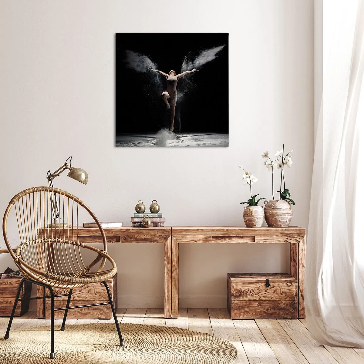 Impression sur toile - Image sur toile - Les elfes existent - 60x60 cm