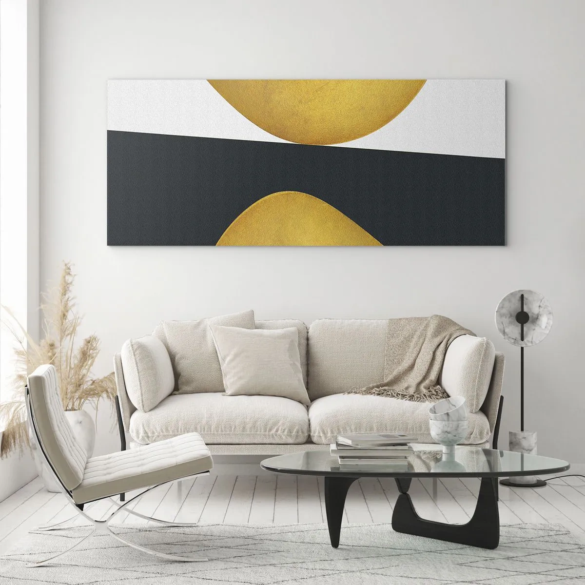 Impression sur verre - Image sur verre - Avant tout : l’or - 100x40 cm