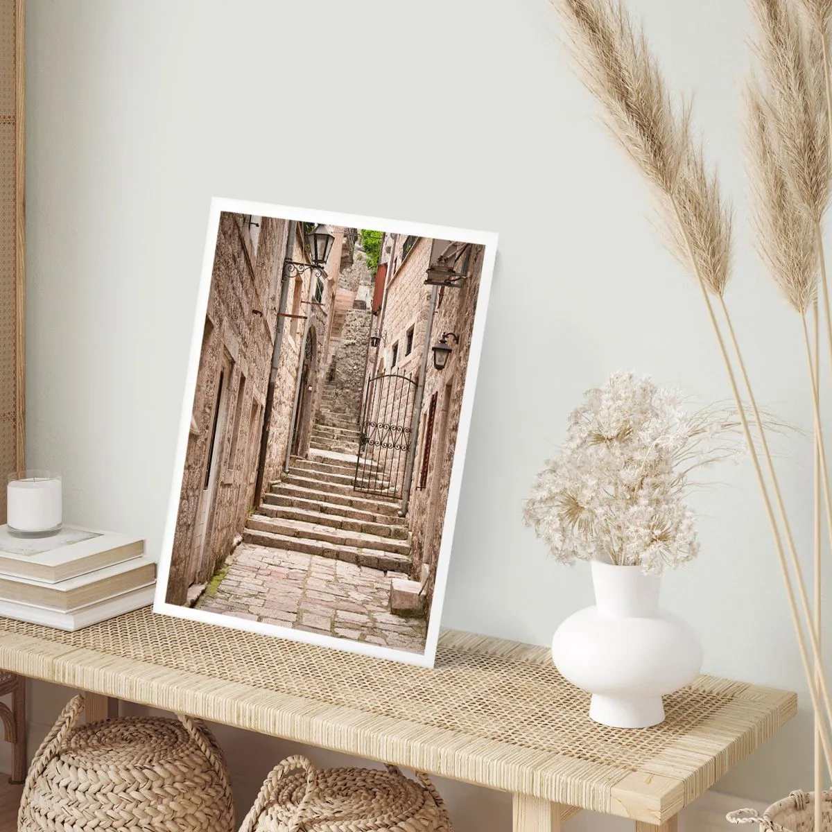 Affiche - Poster - Une vieille ruelle magique - 40x50 cm