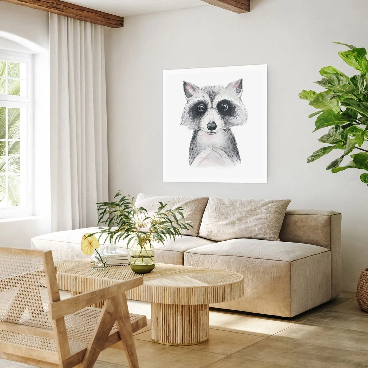 Affiche - Poster - Un moment pour s'émouvoir - 30x30 cm