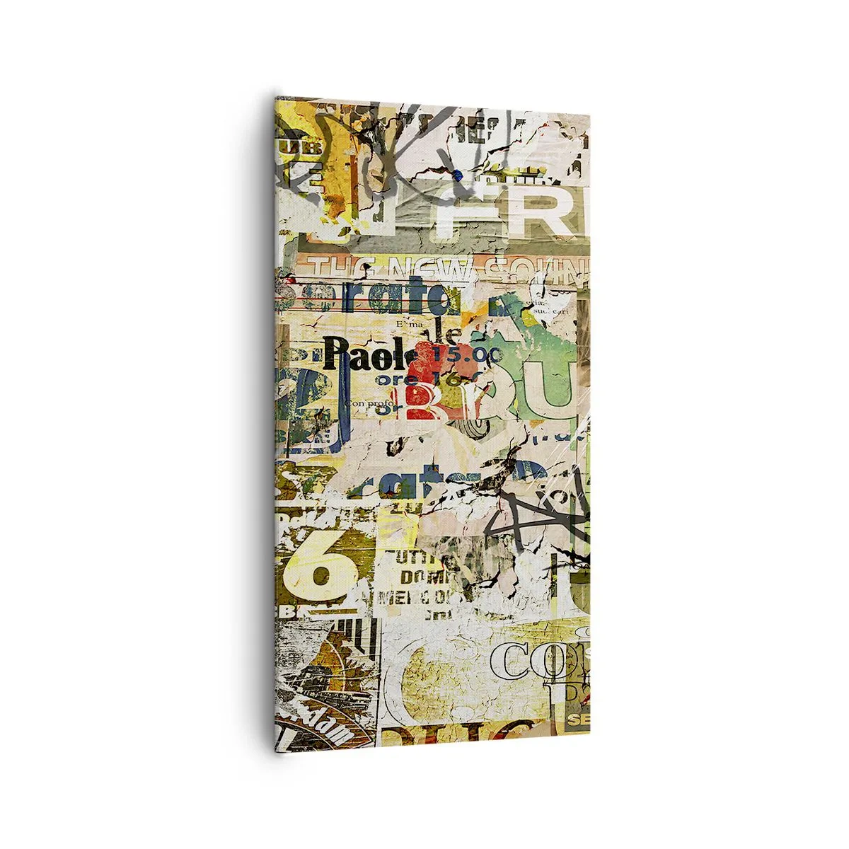 Impression sur toile - Image sur toile - Oh, il se passe quelque chose... - 65x120 cm