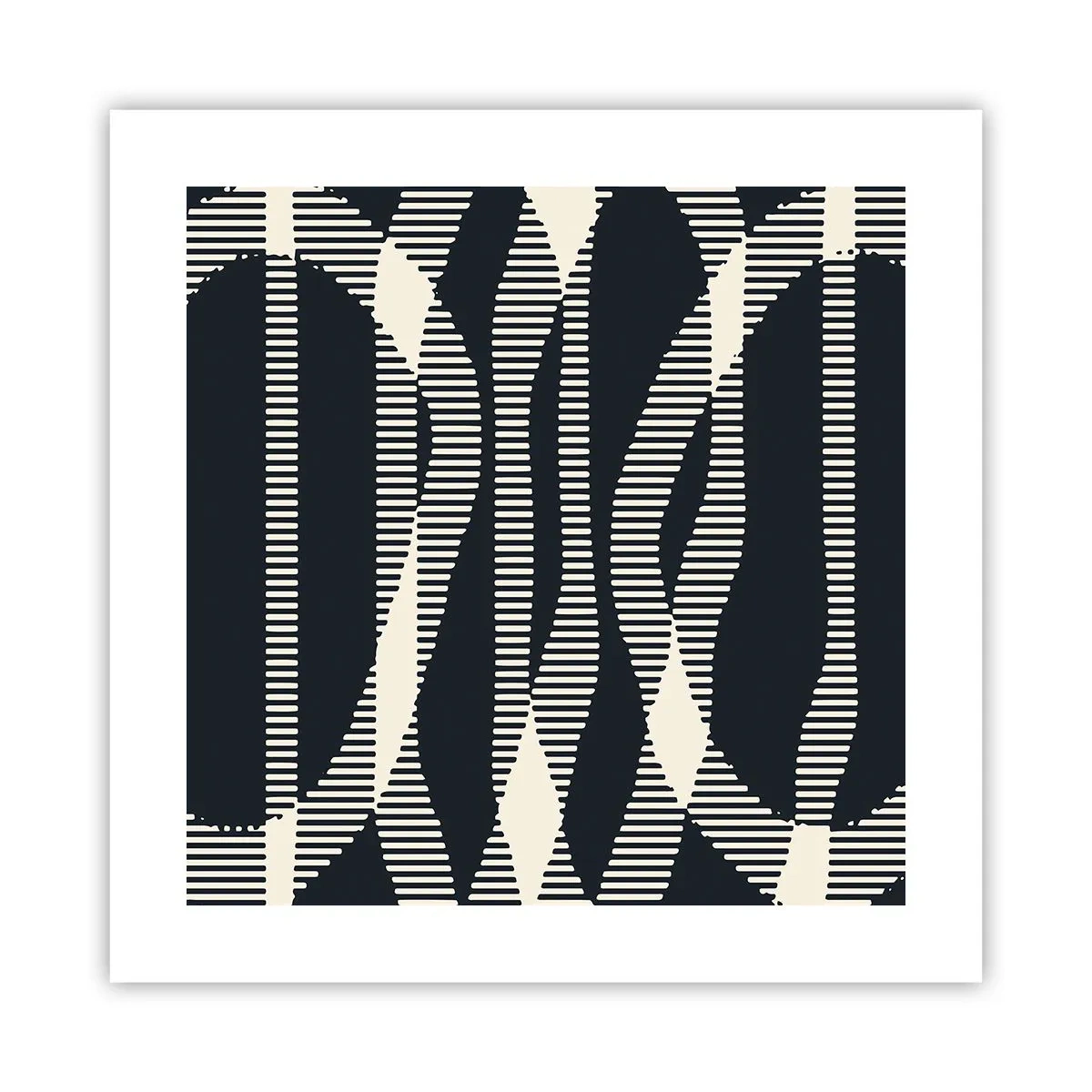 Affiche - Poster - Une tentative de briser l'obscurité - 40x40 cm