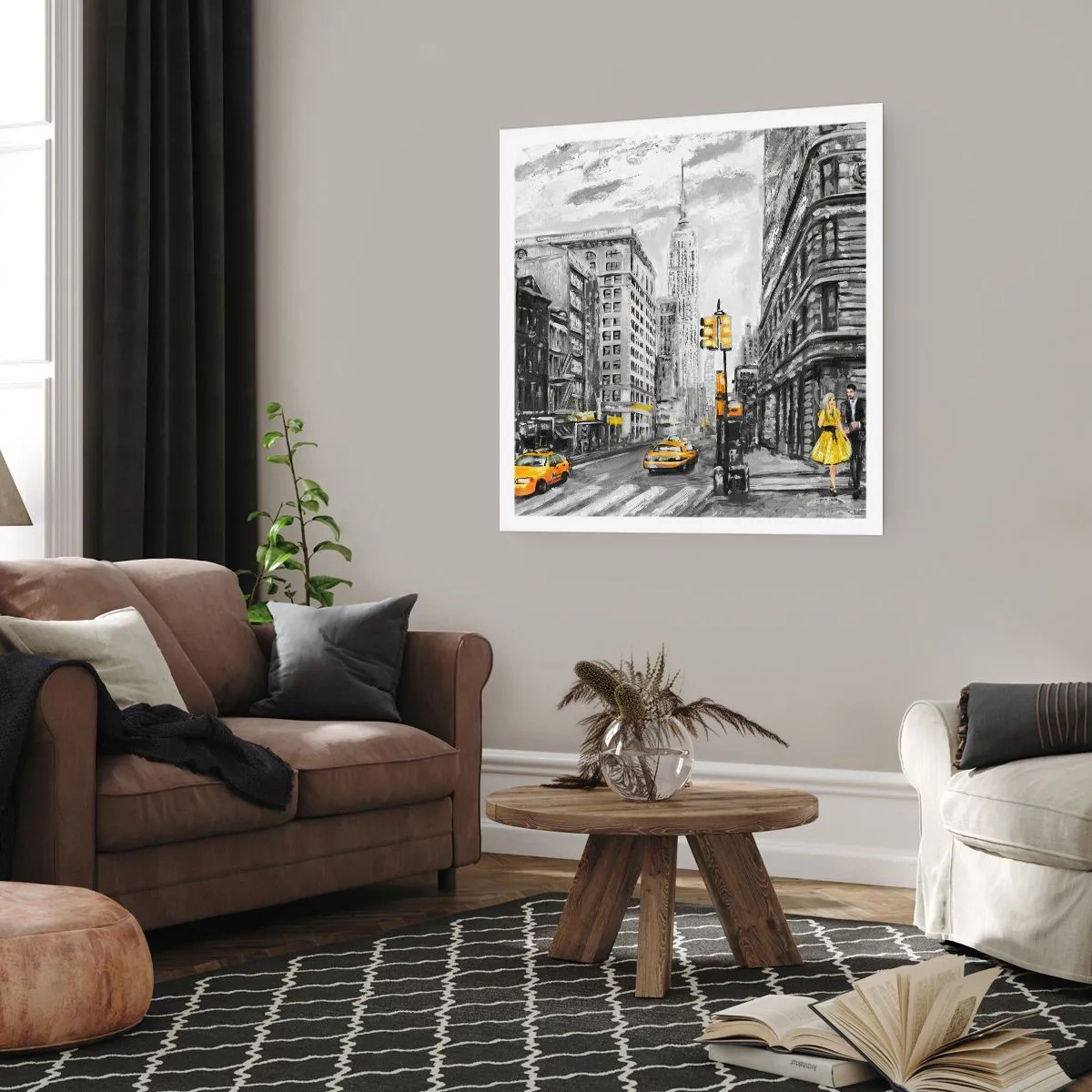 Affiche - Poster - Une histoire new-yorkaise - 30x30 cm