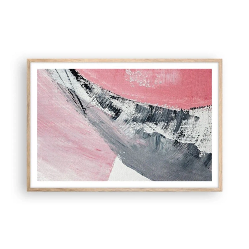 Affiche dans un chêne clair - Poster - Composition assortie - 91x61 cm