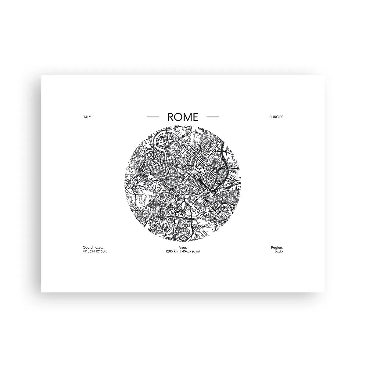 Affiche - Poster - Anatomie de Rome - 40x30 cm