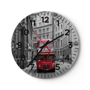 Horloge murale - Pendule murale - La vie de tous les jours ne doit pas être grise - 40x40 cm