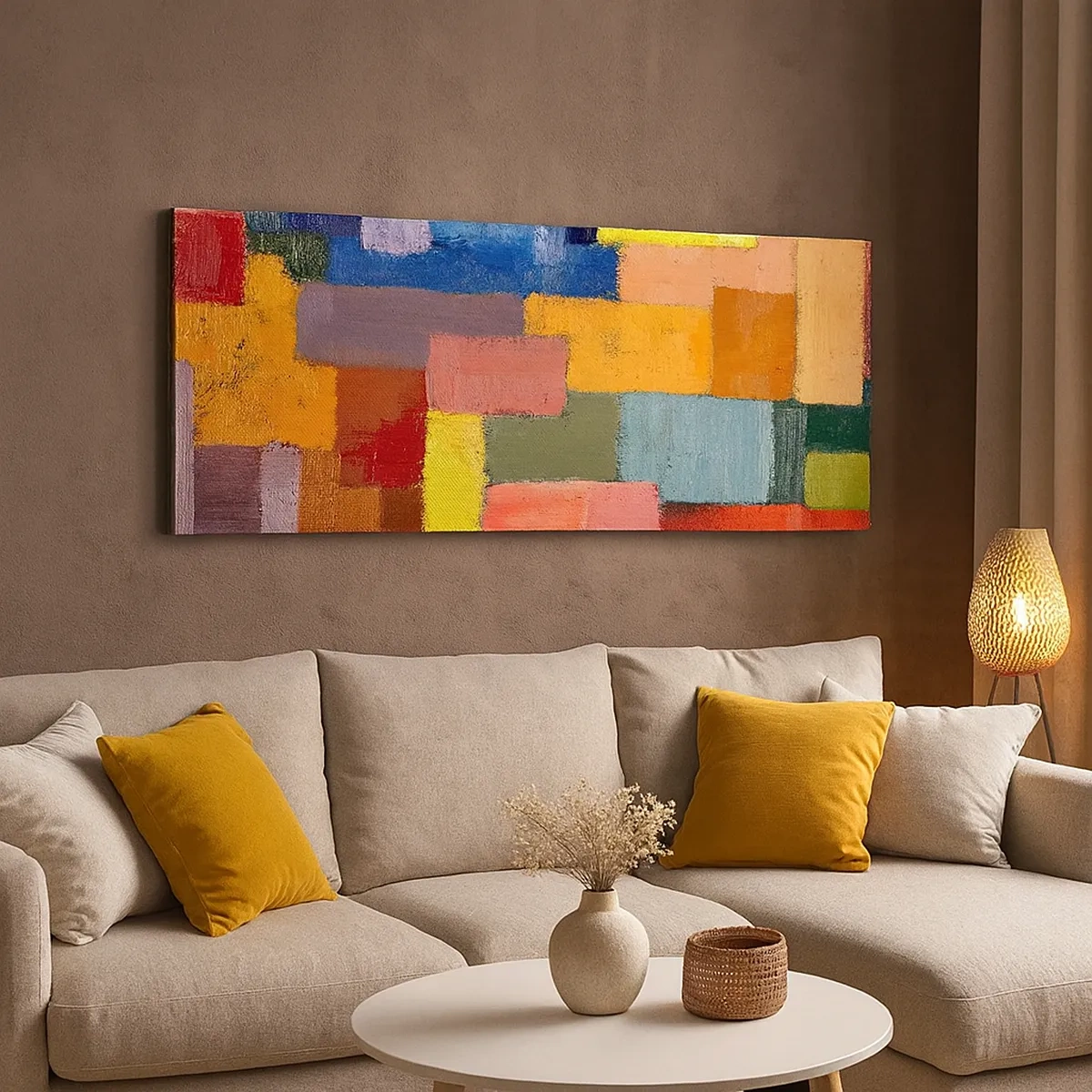 Impression sur toile - Image sur toile - Chacun est différent, tout est coloré - 30x30 cm