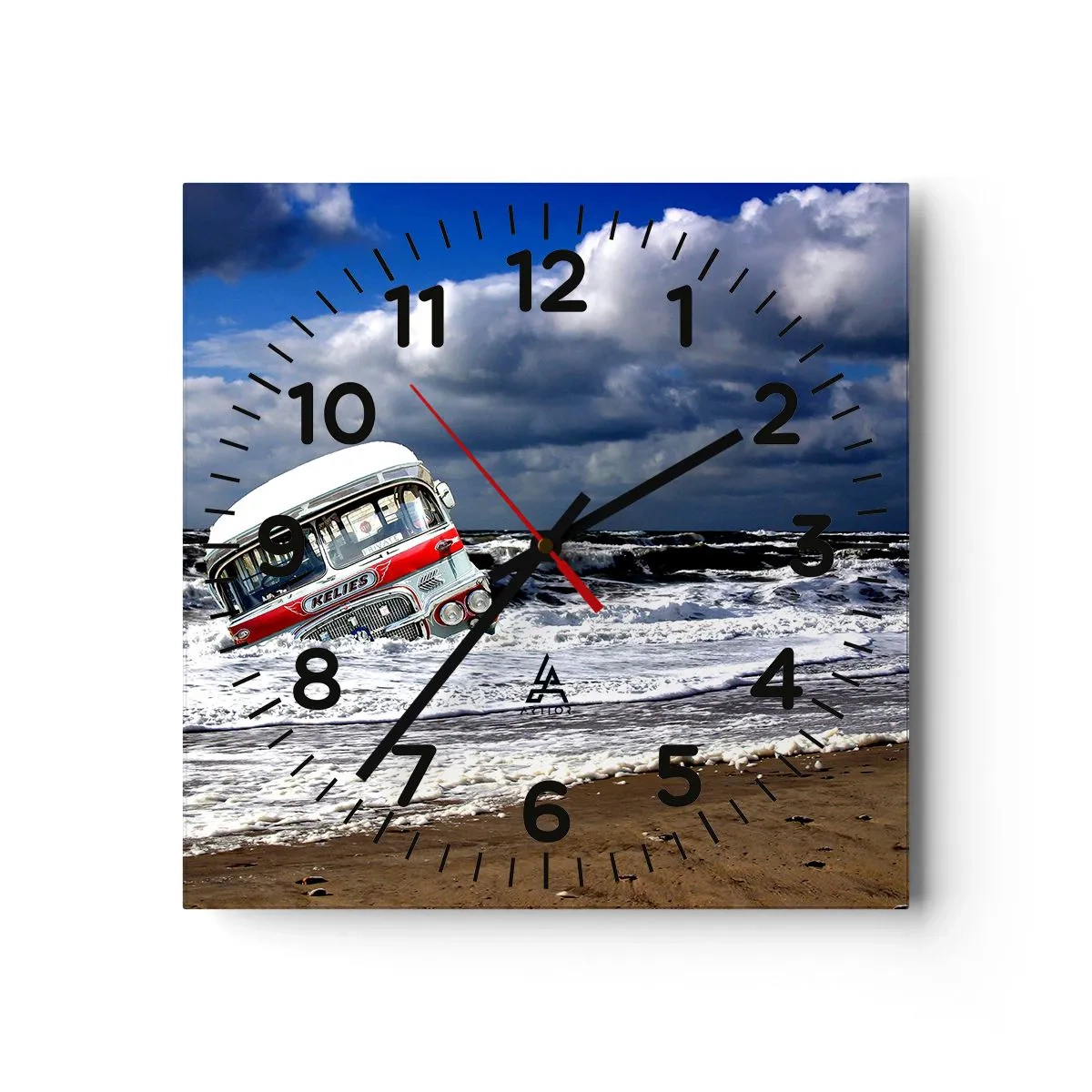 Horloge murale - Pendule murale - Et qu'est-ce qui vous étonne ? - 30x30 cm