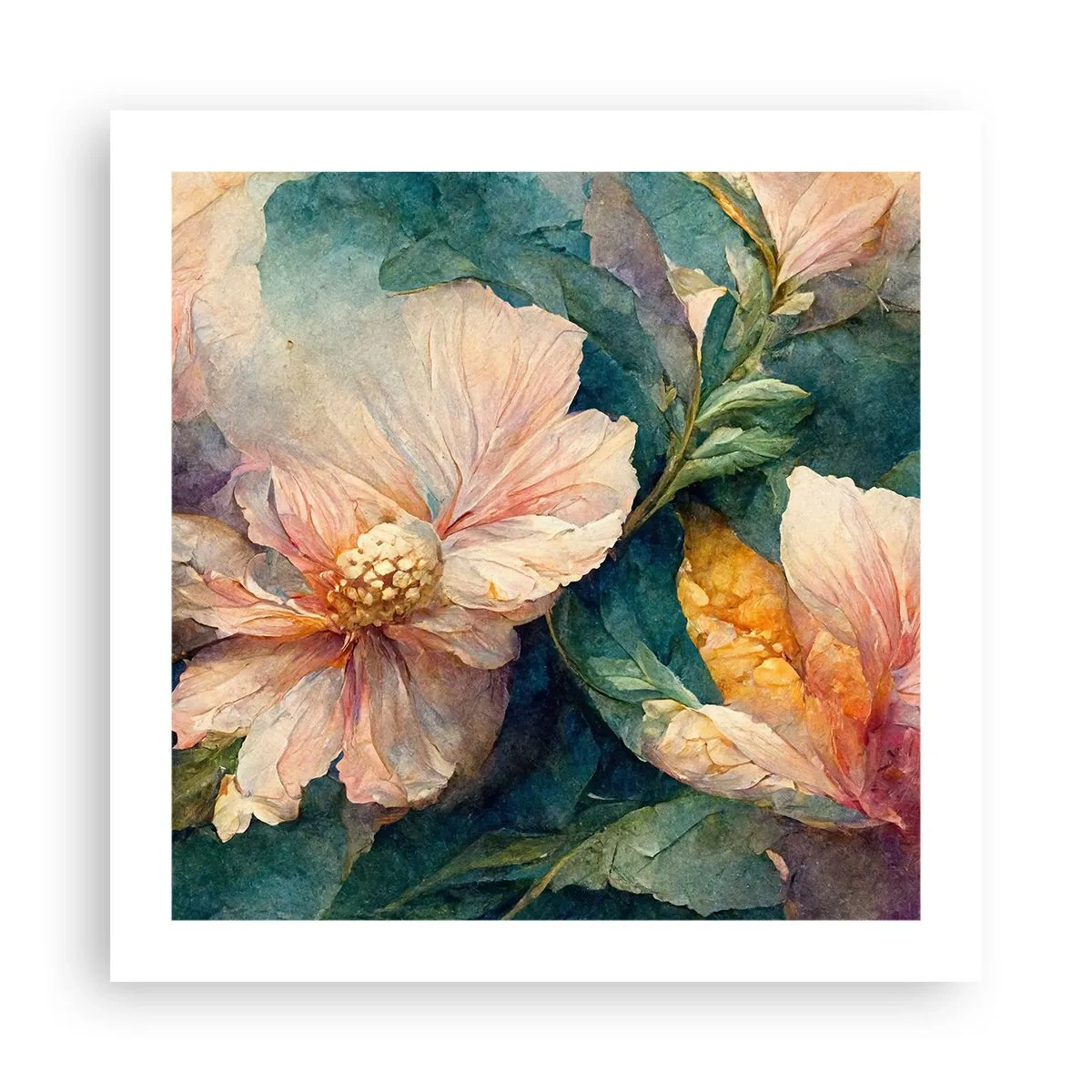 Affiche - Poster - Uniquement de la subtilité - 50x50 cm