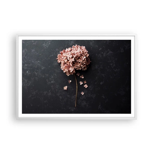 Affiche dans un cadre blanc - Poster - Un signe vraiment romantique - 100x70 cm