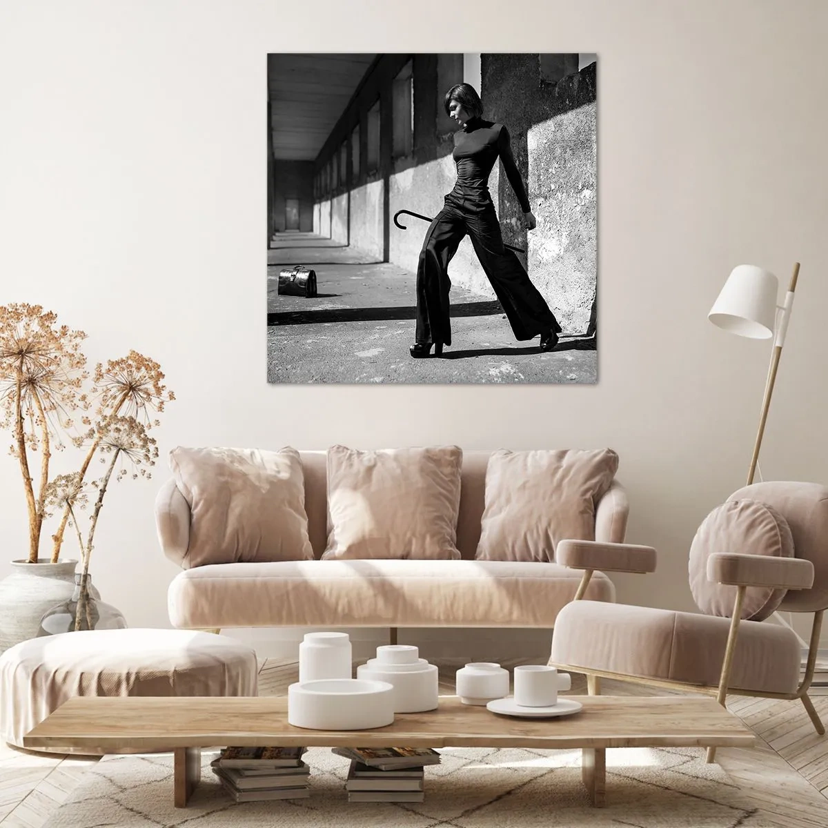 Impression sur toile - Image sur toile - Élégance urbaine - 30x30 cm