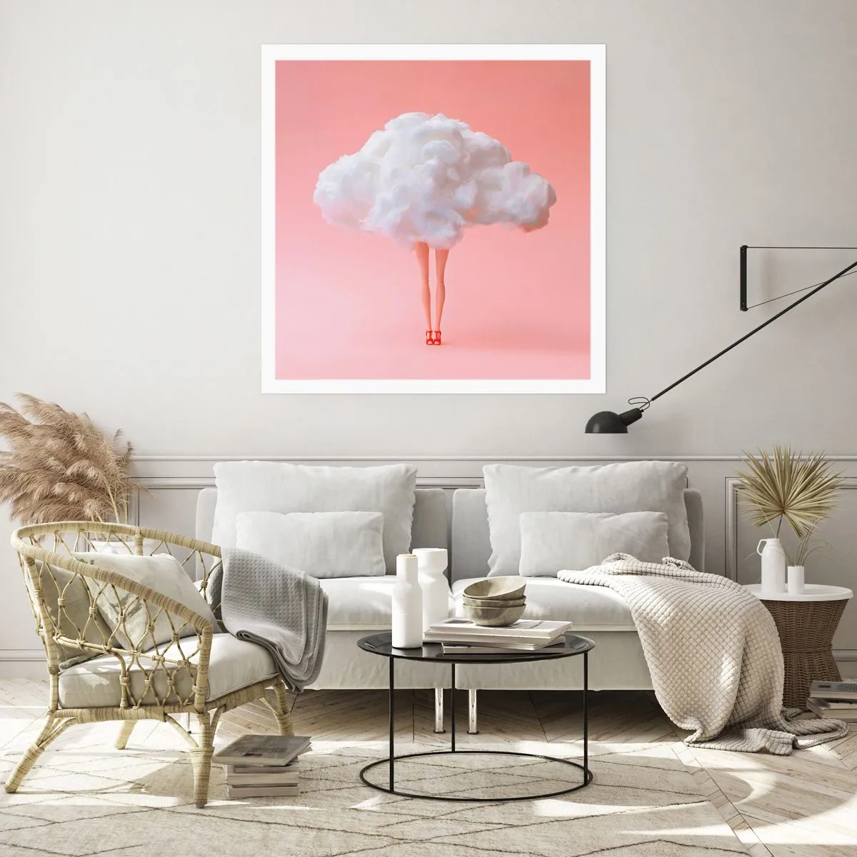 Affiche - Poster - Douce promesse - 40x40 cm