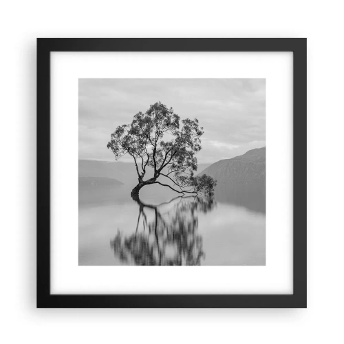 Affiche dans un cadre noir - Poster - Un tel pays existe - 30x30 cm
