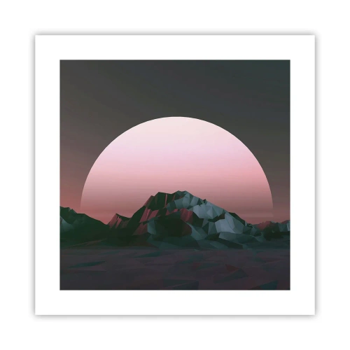 Affiche - Poster - Dans une galaxie voisine - 40x40 cm